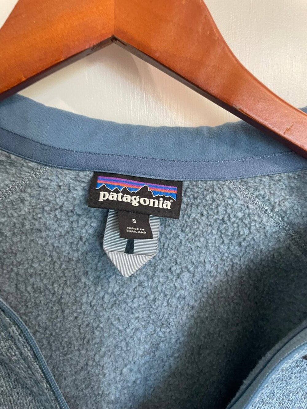 Patagonia Better Sweater 1/4 Zip Fleece Women's S Heather Blue Pullover - Picture 2 of 3